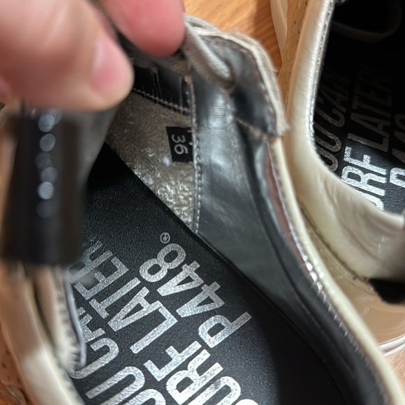 P448 Soho Sequin Low Top Sneakers Size 36 - Picture 8 of 10